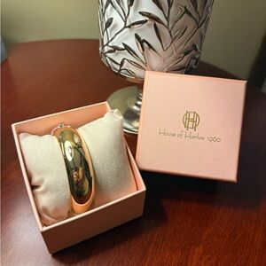 House of Harlow 1960 Gold Bangle Bracelet